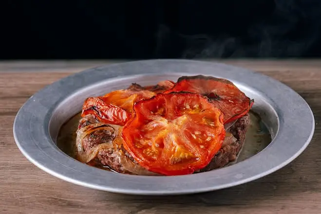 Mouthwatering Kafta Platter at Tarboosh Market in Edmonton, AB